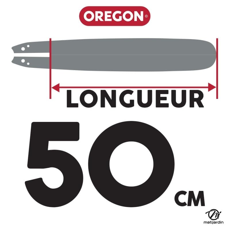 Matijardin - Guide tronçonneuse Oregon 203SFHD025 Advance cut 50 cm