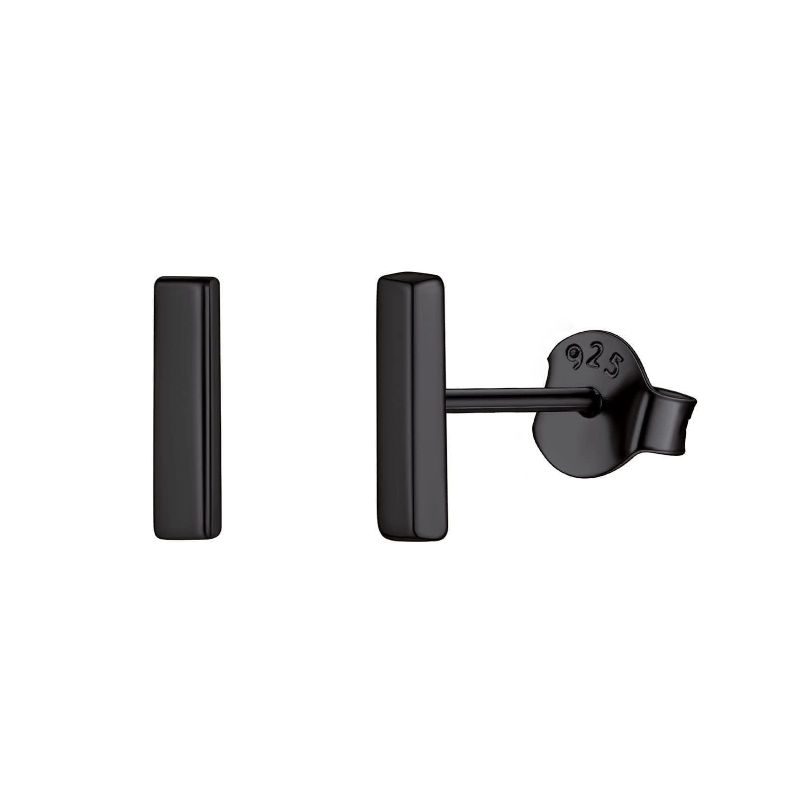 ChicSilver 925 Sterling Silver Earrings Dainty Bar/Circle/Triangle/Star/Ball Stud Earrings for Women with Gift Box, Hypoallergenic Earrings for