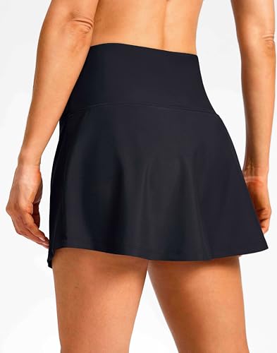 Soothfeel Women's High Waisted Swim Skirt with Pocket Tummy Control Bathing Suit Swimsuit Tankini Bottoms2