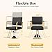 Barber Salon Chair, 440lbs Adjustable Beauty Spa Hair Styling Salon Chair 360° Rotatable Multi-Function Barber Chair with Footrest for Barber Shops Homes & Spas (Black+Golden)