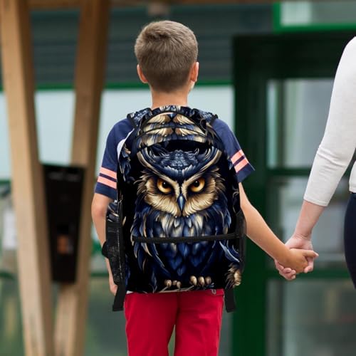Sac à dos Cool Owl 27 résistant avec trousse pour écoliers - 6