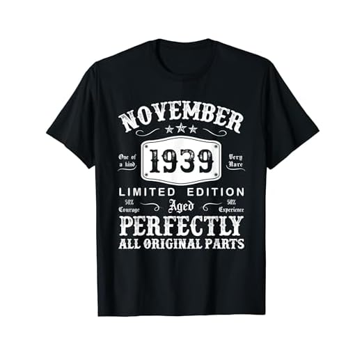 Noviembre 1939 85 Años Cumpleaños Hombre Fabricado En 1939 Camiseta