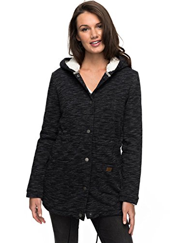 Roxy - Chaqueta de Punto con Capucha - Mujer - M - Gris