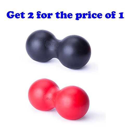 image for ALLPLAY Peanut Massage Ball Roller, Double Lacrosse Ball, Acupoint Myo