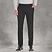 Van Heusen Men's Big and Tall Traveler Stretch Flat Front Dress Pant, Black, 46W x 30L