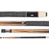 Balabushka GB9 Billiard Pool Cue Birdseye Maple, Four Point African Ebony Splice with Beautiful African Ebony Veneers