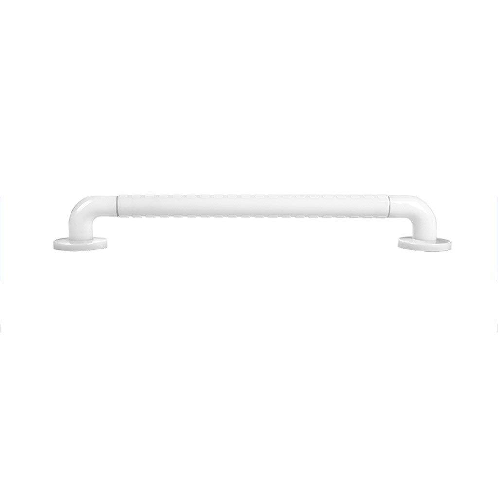 AKAZI Maniglioni Corrimano, Maniglioni Anticaduta Sicurezza Antiscivolo Ringhiere Bagno Maniglia Barriera Bagno per Anziani Disabili Incinta/Giallo/70Cm (Color : White, Size : 90Cm) (White 90Cm)