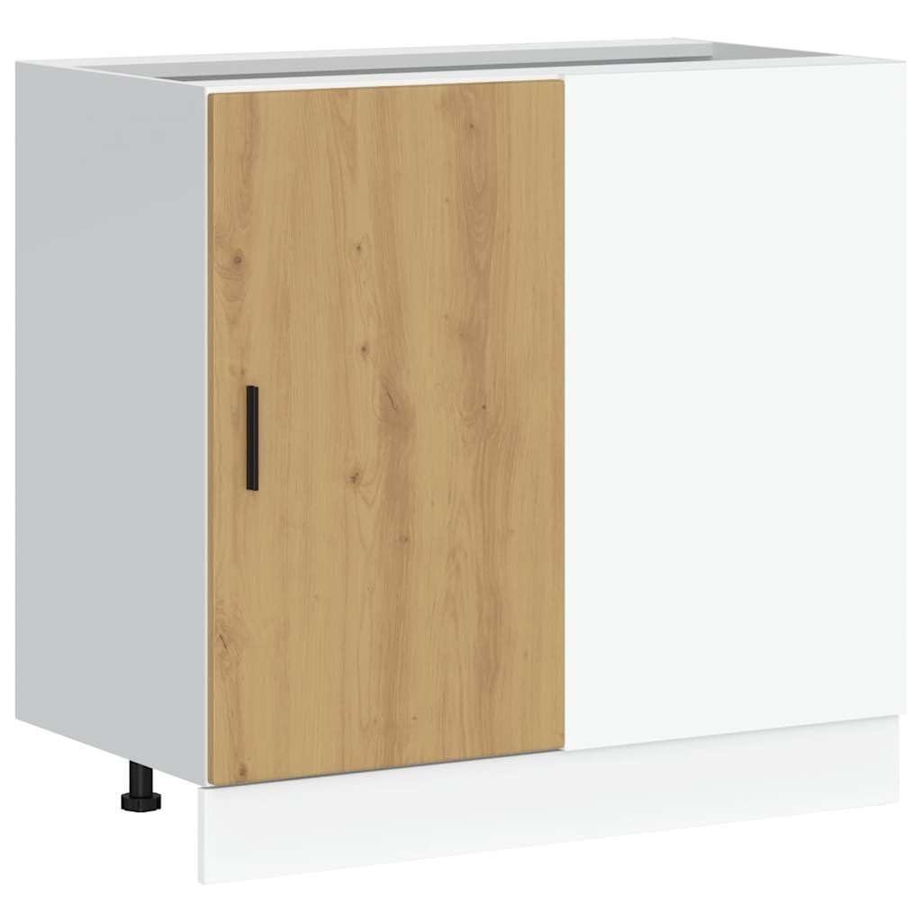 vidaXL Kitchen Base Cabinet Lyon Artisan Oak Engineered Wood — image 1