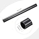 QUARKZMAN PVC Rohr, Durchmesser 20.6mm Länge 300mm Rund Kunststoffrohr für Garten, Aquarium, Wasserleitung, Kabelkanal, lüftungsrohr（Tiefgrau）
