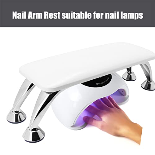 Coussin de pied de manucure support d'ongle en cuir et stable - 3