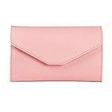 iwobi Tri-Fold Borsa per Passaporto,Portafoglio da Viaggio Portafoglio Documenti/Multiuso Passaporto Titolare(Rosa)