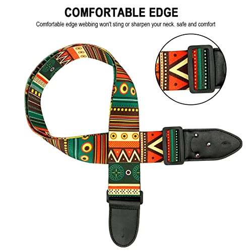 Sangle Guitare Accessoires Guitare design Réglable Folk Transfert Chaleur Polyester Coton Impression personnalité Rétro… - Les Beatles, Paul McCartney, John Lennon, RIngo Starr, George Harrison Sangle Guitare Accessoires Guitare design Réglable Folk Transfert Chaleur Polyester Coton Impression personnalité Rétro… – Image 4