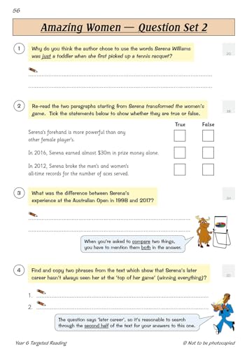 KS2 English Targeted Question Book: Reading - Year 6