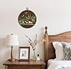 Kitchen Herbs Round Frames for Art, Waterproof Boho Wall Hanging, Vintage Aesthetic Kitchen Wall Decor, Western Nature Botanical Decorations with Hook, for Home Bathroom Living Room Bedroom, 12 #4