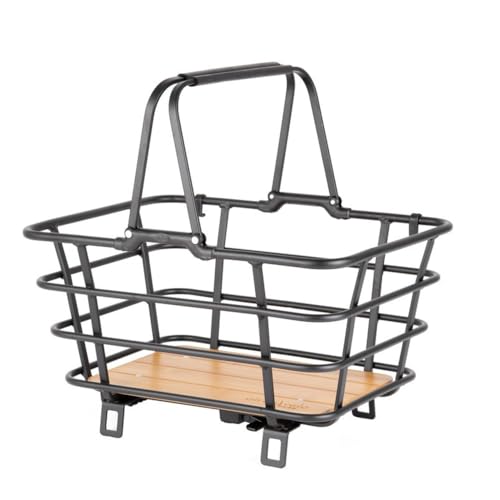 AtranVelo Epic Shopper AVS Farhrradkorb Schwarz,Braun 29 x 40 x 20 cm