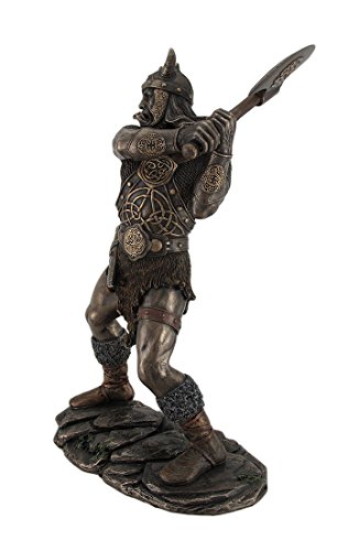Estatua de Guerrero Vikingo en Bronce miniatura 2