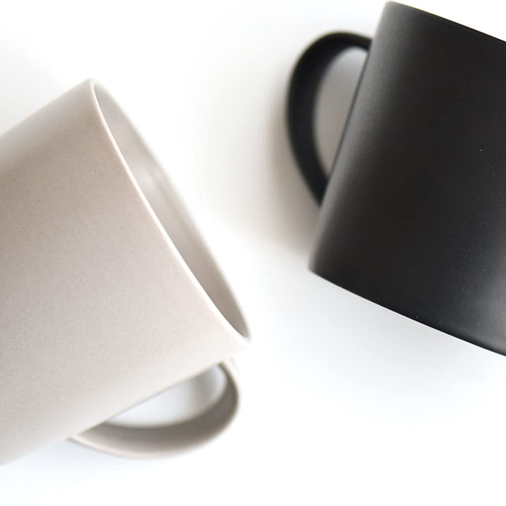Vasos Reutilizables, Vasos Apilables Taza de cerámica taza taza taza taza de cereal taza de porcelana taza de agua casero estilo nórdico 13.5oz