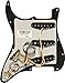 Pre-Wired Strat Pickguard, Pure Vintage '59 w/RWRP Midde, Black 11 Hole PG