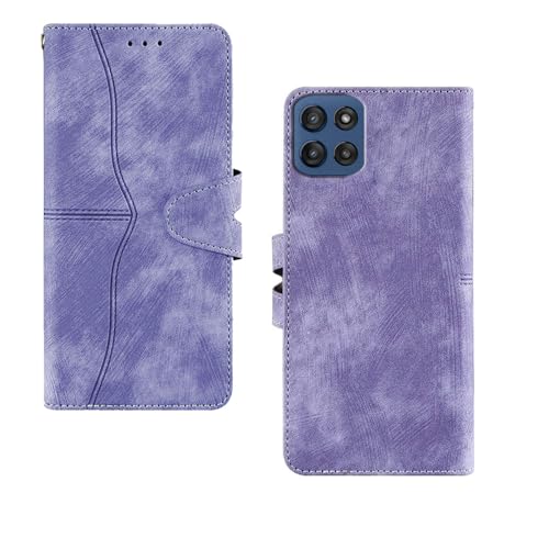Image of amazon basics Moto Edge 60 Stylus 5G Flip Cover | Card Pockets Wallet & Stand | Flip Cover for Moto Edge 60 Stylus 5G (Purple)