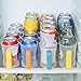 Imagen de Estante compacto para latas refrigerado para organizar bebidas enlatadas en el refrigerador sin ocupar espacio excesivo en el estante