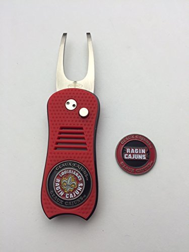 Louisiana Lafayette Ragin Cajuns Switchfix Divot Tool BONUS Marker NEW 2016