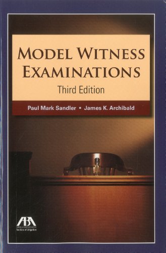 Télécharger Model Witness Examinations Livre PDF Gratuit