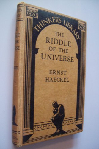 The Riddle of the Universe B000GM3ZOA Book Cover