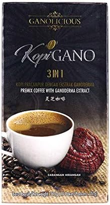 1 Box Gano Excel GanoCafe 3 IN 1 Coffee with Ganoderma (FREE Express Shipping)