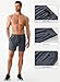 JMIERR Mens Sweat Shorts Summer Fashion Casual Elastic Waist Drawstring Waffle Sports Training Shorts with Pockets 5 Inch Inseam, 3XL, Dark Grey