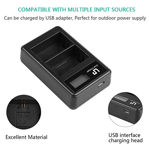 Lp-E6 Lp E6N Dual Slot Battery Charger, Lp Charger Compatible With Canon Eos 90D, 80D, 70D, 60D, 60Da, 7D Mark Ii, 7D, 6D Mark Ii, 6D, 5D Mark Iv, 5D Mark Iii, 5D Mark Ii, 5Ds, 5Ds R, R Dslr Cameras #TOP2