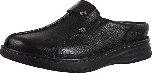 Men's Black Leather Jackson Slip-Ons by Drew