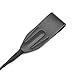chenyesun Riding Crop Horse Whip for Equestrian Sports, PU Leather Equestrian Whip Crop Riding Double Slapper Horse Whip Flogger Black