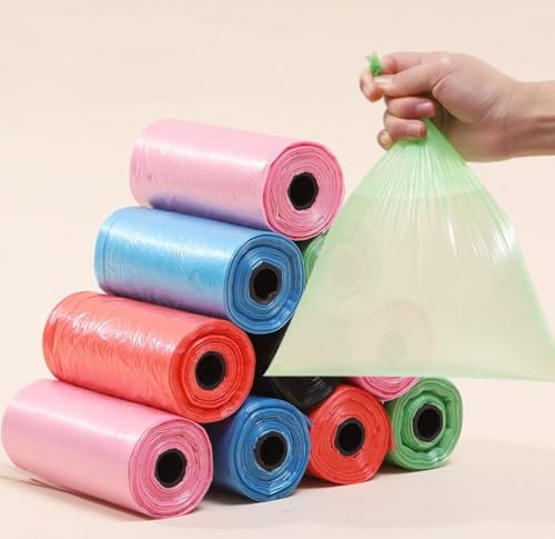 LorenMix Kit 14 Rolos de Saquinhos Cata Caca Coco Cachorro e Gato - Praticidade e Higiene para Passe