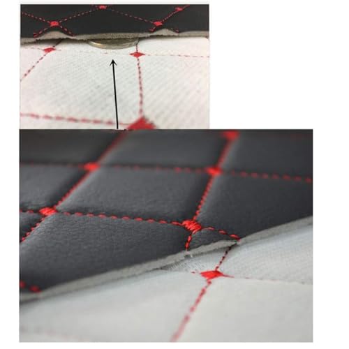 Tissu simili cuir rouge souple idéal pour création de sacs et patchwork DIY