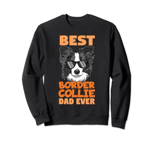 Best Border Collie Dad Ever Cool Dogs Daddy Father Gift Sudadera