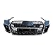 RS4 Style Front Bumper Conversion Kit Compatible with 2017-2019 Audi A4 | Primed Polypropylene | Complete Set with Grille & Emblems
