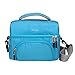 Bentgo Lunch Bag (Blue) - Insulated Lunch Tote for Work and School with Top and Main Compartments, 2-Way Zipper, Adjustable Strap, and Front Pocket - Fits All Bentgo Lunch Boxes and Other Containers
