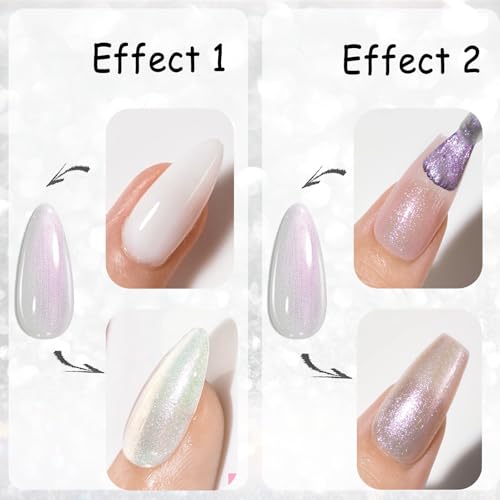 Image of AZUREBEAUTY Chrome Quick Dry Nail Polish | Shine Pearl, Natural Lustrous Enamel | DIY Manicure & Pedicure with Chrome Finish | Air-Dry, Long Lasting Glossy Finish, Easy DIY Manicure & Nail Art, Elegant Nail Color for Women