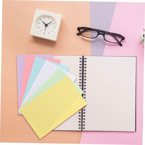 Bloc-notes à fiches Bristol Hemobllo de 300 feuilles pour petit carnet de notes quotidien de bureau - 4