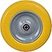 Produktbild BSBe® PU Schubkarrenrad 3.50-8 Stahlfelge Kugellager pannensicher gelb