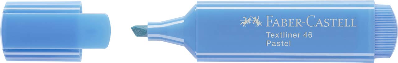 Faber-Castell Textliner 46 - Evidenziatore color oltremare pastello, confezione da 50