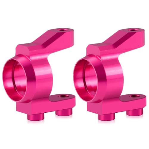 Phalanges de direction 1/10 Cero Ultra en aluminium rose vif pour voiture de piste RC