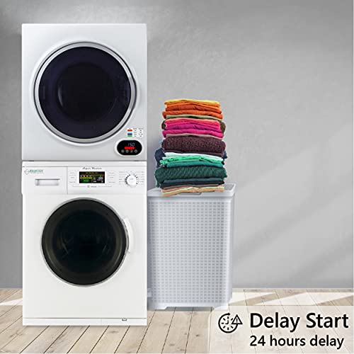 Equator Basic Stackable 13 lbs Washer + Vented Sensor Dryer 3.5cf 110V