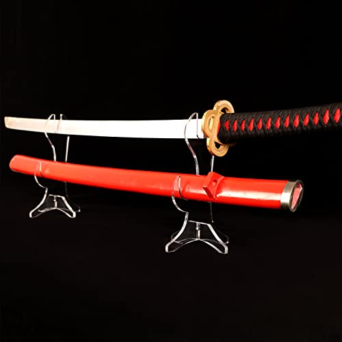WANLIAN Soporte para Katana Soporte para Catana Acrílico Horizontal Soporte para Espada para Mostrar Katana Espada Samurai