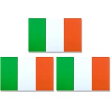 JBCD Ireland Irish Flag Magnet Decal - for Car SUV Truck, 3 Pack, 3x5 Inches