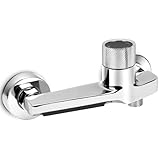 Grifo para bañera, cascada, color negro, grifo de pared para bañera, agua fría y caliente, grifo mezclador de latón para bañera y baño