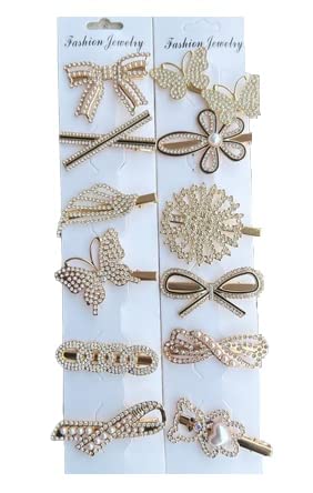LIVECOOL 3+1 free Gold hairclip Korean Style Rhinestone Womens Set Hair Clip Jewelry Hair Accessories set For Women And Girls Diamond Hair Clip (B0BXNXRCSZ) Amazon Price History, Amazon Price Tracker