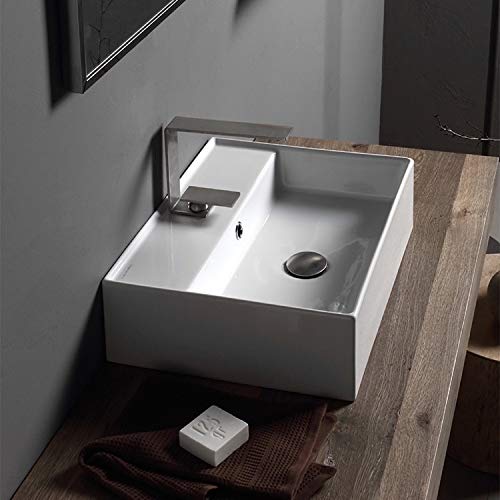 Scarabeo 5111-One Hole Bathroom Sink, One Size, White #TOP2