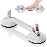 SHAPON Grab Bar for Shower, Shower Handle Grab Bar with Strong Suction Cup, Shower Grab Bar for Bath