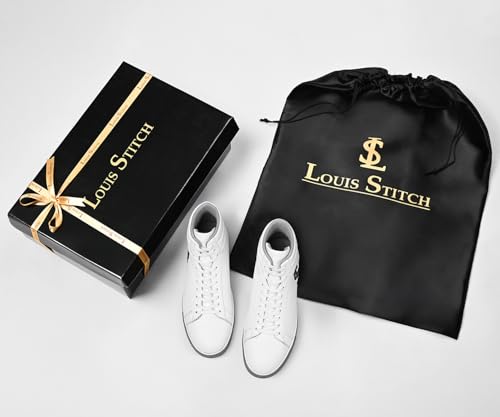 Image of LOUIS STITCH All Day Wear Lace-Up for Men | Comfortable Sneaker | LSP-SNK-AVI-High Ankle Lace-Up